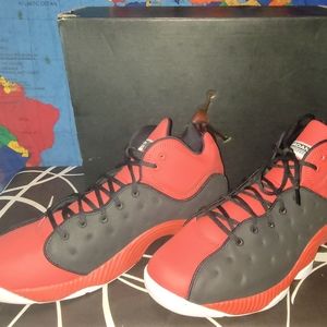 NEW Nike Jordan Jumpman Team II Black Red BRED 819175-006 Men’s Size 14